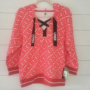 Zumba Love Laced Up Pullover Viva La Red Z1T01816